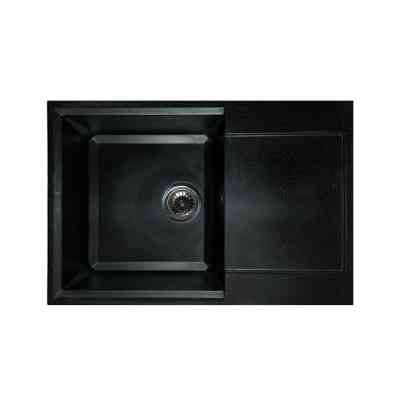Мойка кухонная Adamant Horizon Medium чорний + змішувач та дозатор (4824296104503) Винница