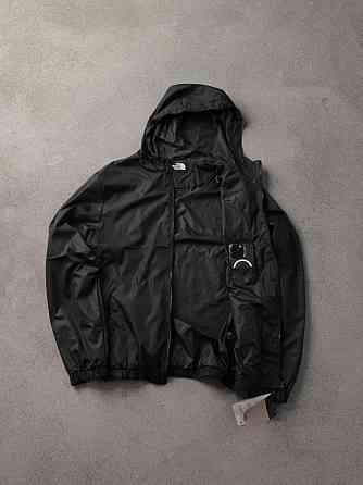 Чоловіча чорна літня куртка The North Face , легка вітровка корного кольору з капюшоном Львів