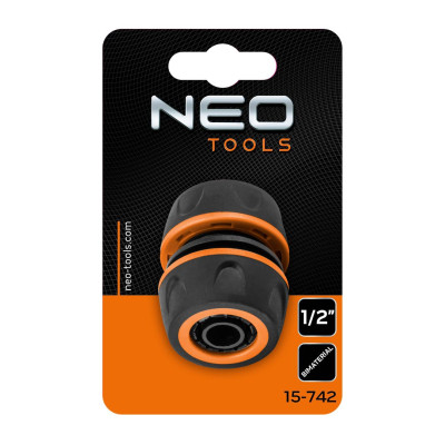 Коннектор для шланга Neo Tools муфта ремонтная 1/2", двухкомпонентная (15-742) Винница - изображение 5