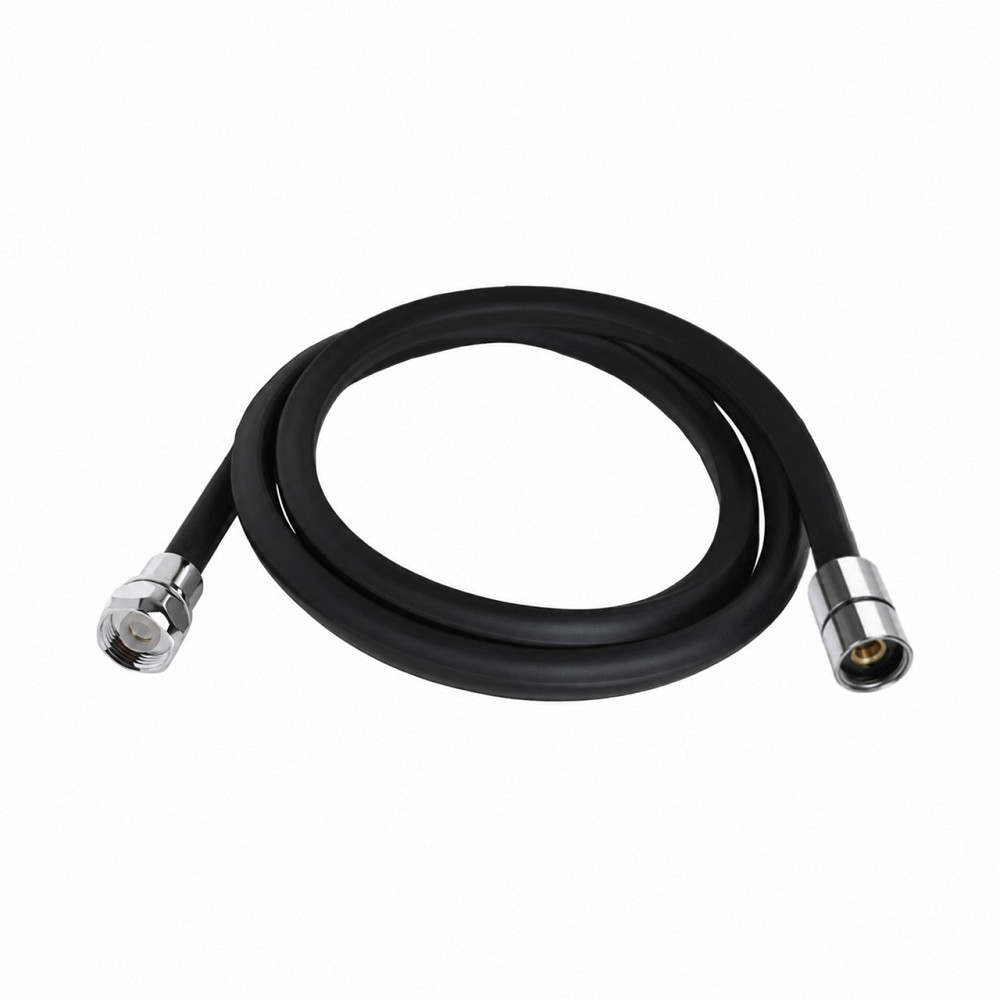 Шланг для ручного душу Qtap Hadice 1600 мм прямокутний QTHADPVCSQ160B Black Matt Київ - фото 7