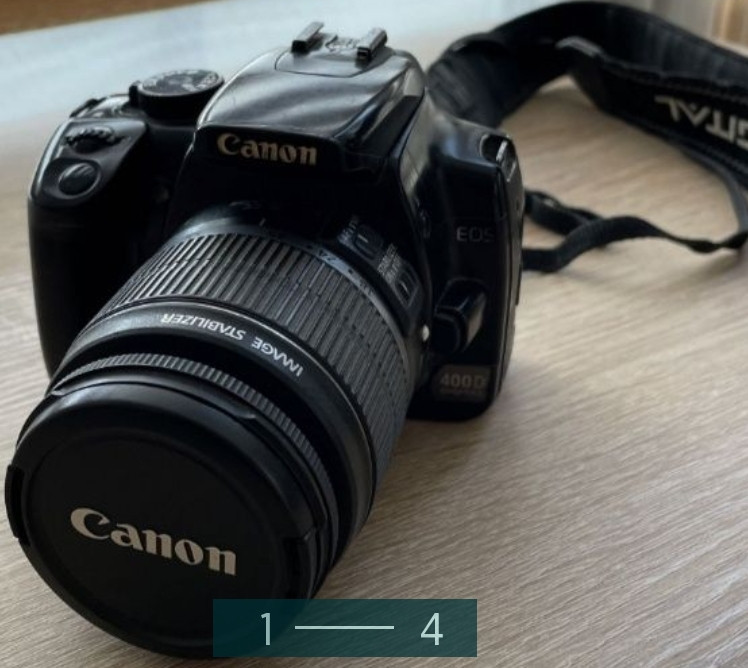 Фотоаппарат: Зеркальный цифровой профессиональный фотоаппарат Canon 400D . Харьков - изображение 1