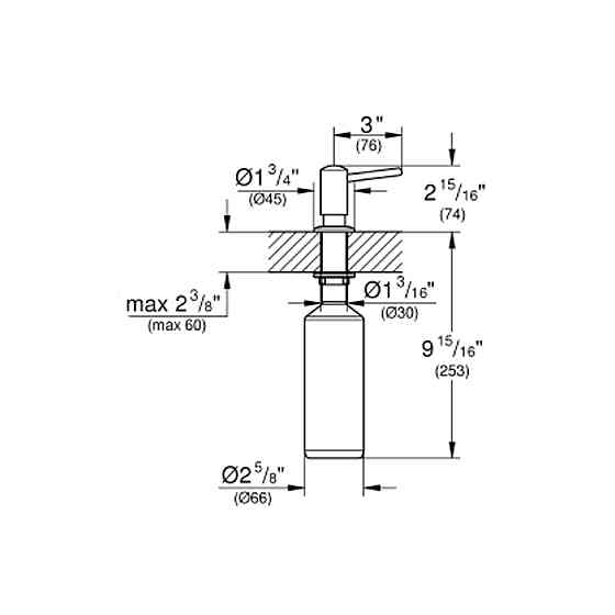 Дозатор для миючого засобу Grohe Contemporary 40536000 Київ