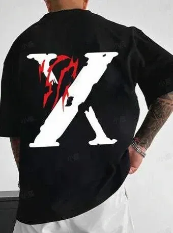 Футболка мужская с принтом  44 Черная 2634326154 Днепр - изображение 1