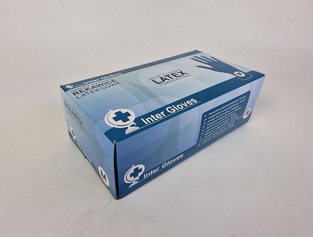 Гумові рукавички "Ambulance" Inter Globus 50 шт. (М) (1 пачка) Харків - фото 2