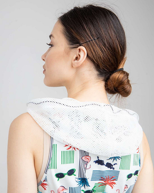 Туника женская с капюшоном - Фламинго Nicoletta 83538 M Киев - изображение 3