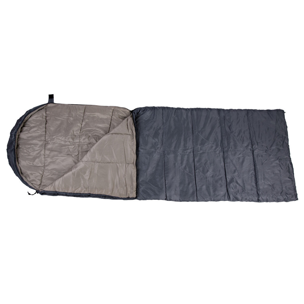 Спальный мешок водонепроницаемый с капюшоном, серый LU009 Киев - изображение 2