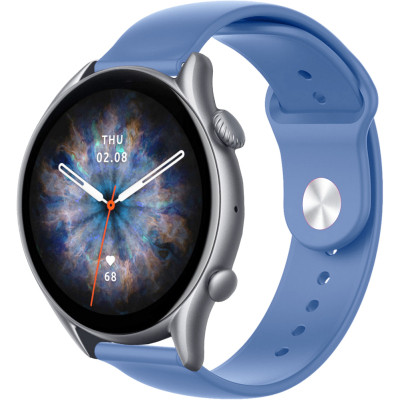 Ремешок для смарт-часов Armorstandart Silicone Watch Strap 22mm Sea Blue (ARM80667) Винница - изображение 2