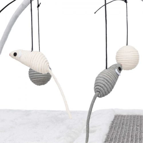 Коврик Trixie для кошек Развлекательный комплекс с царапинкой сизаль/плюш 60х33х42 см Киев - изображение 3