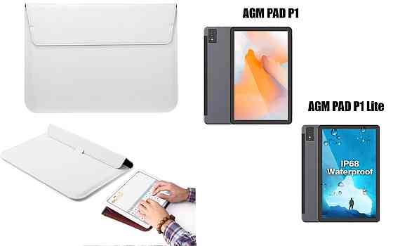 Чохол-конверт VitoCase для AGM PAD P1, AGM PAD P1 Lite, з функцією підставки для планшета Білий Київ