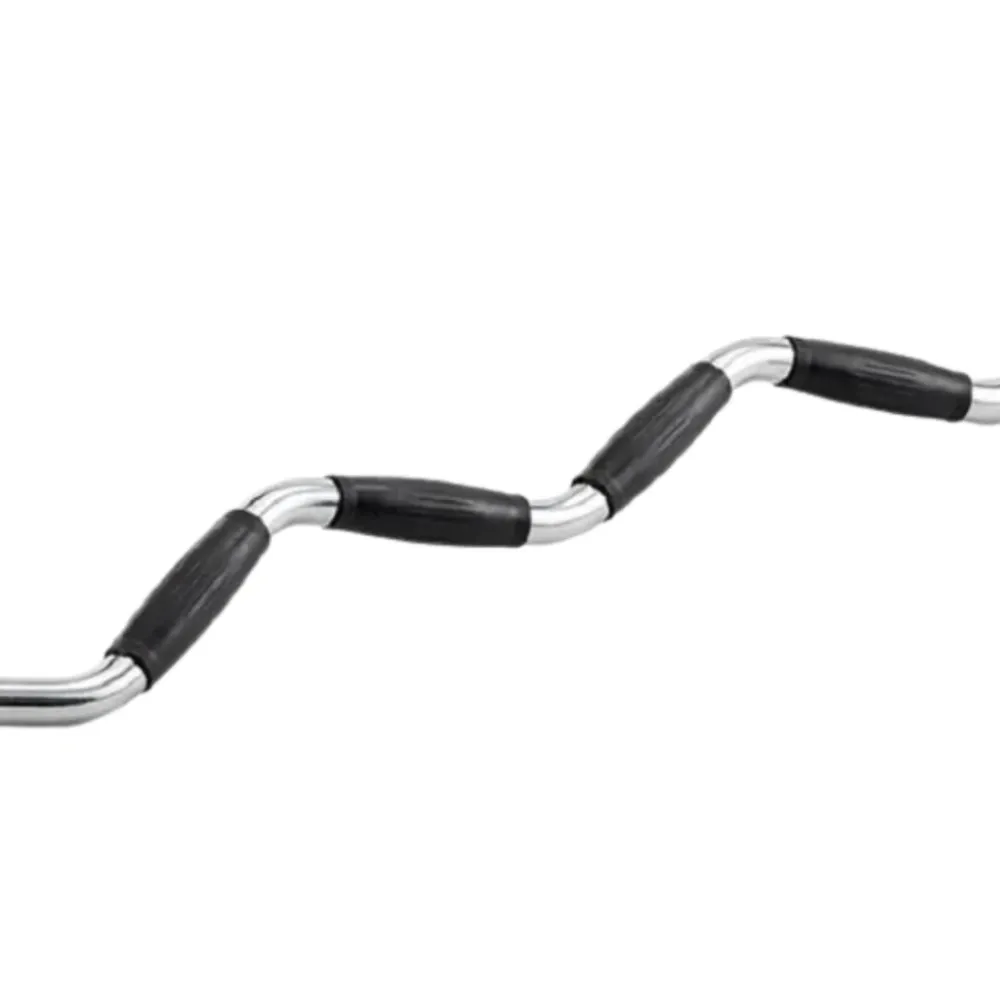 Гриф для штанги олімпійський York Fitness W-подібний 135см 50мм з гумовими рукоятками Київ - фото 3