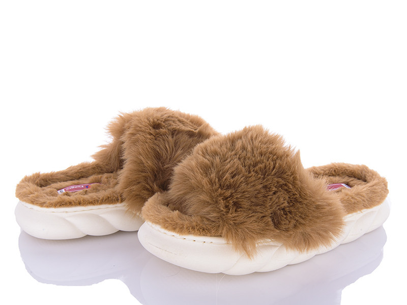 Капці хутряні жіночі на платформі Lion1 бежевий Одеса - фото 5