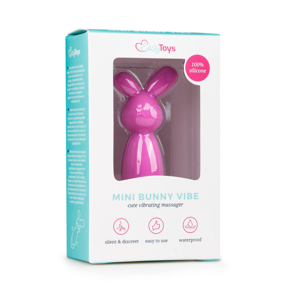 ET103PNK Мини-вибратор для клитора Vibrating Mini Bunny, 8 см х 2 см Sex Aura Киев - изображение 4