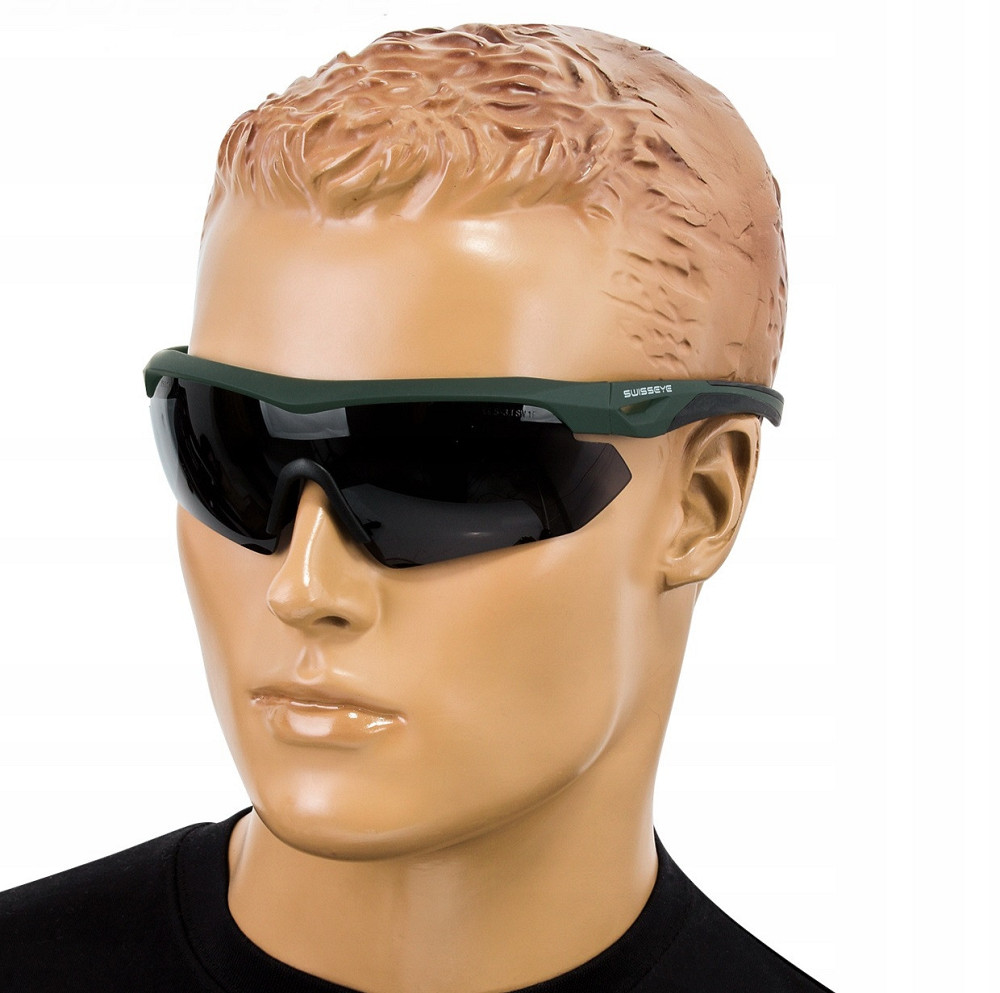 Тактичні Окуляри захисні з 2 змінними лінзами + чохол Swisseye "NightHawk" (40293) Olive Нововолинськ - фото 10