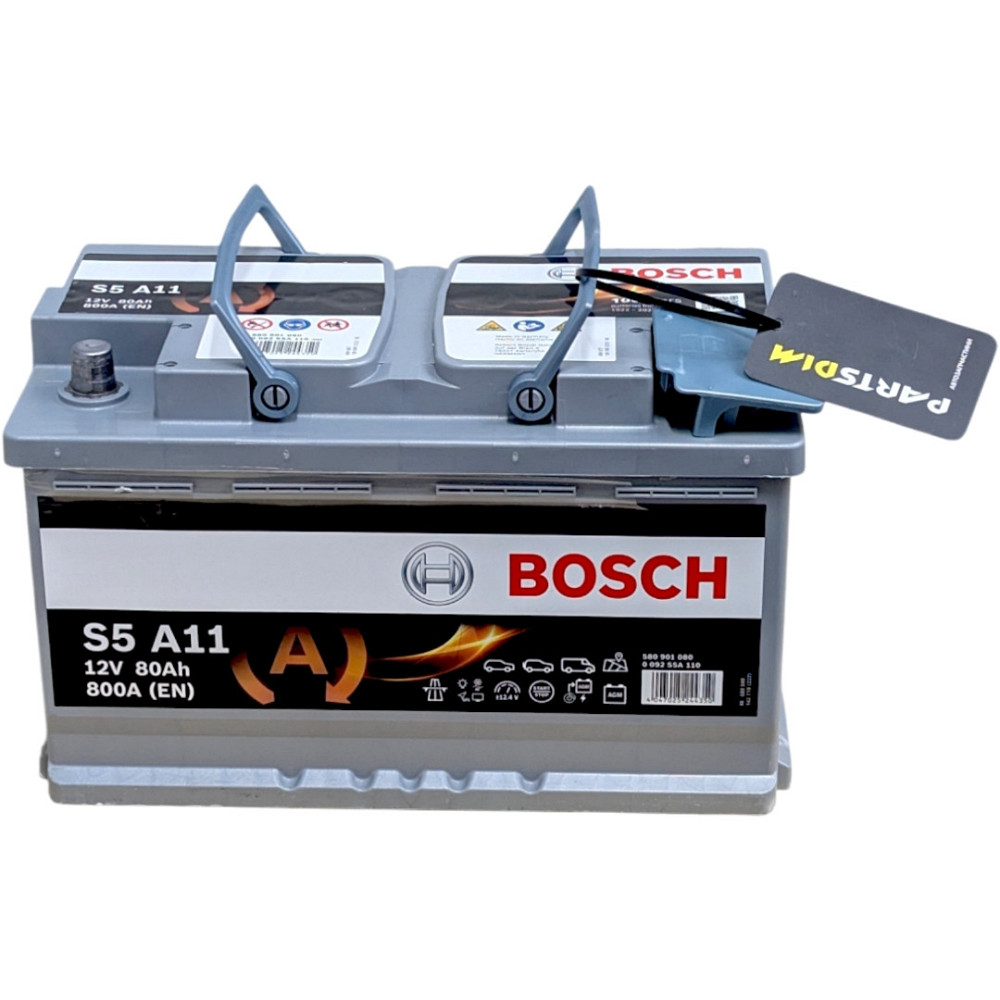 Автомобильный аккумулятор Bosch 80Ач. 800А R+ (пусковой/agm) Ковель - изображение 1