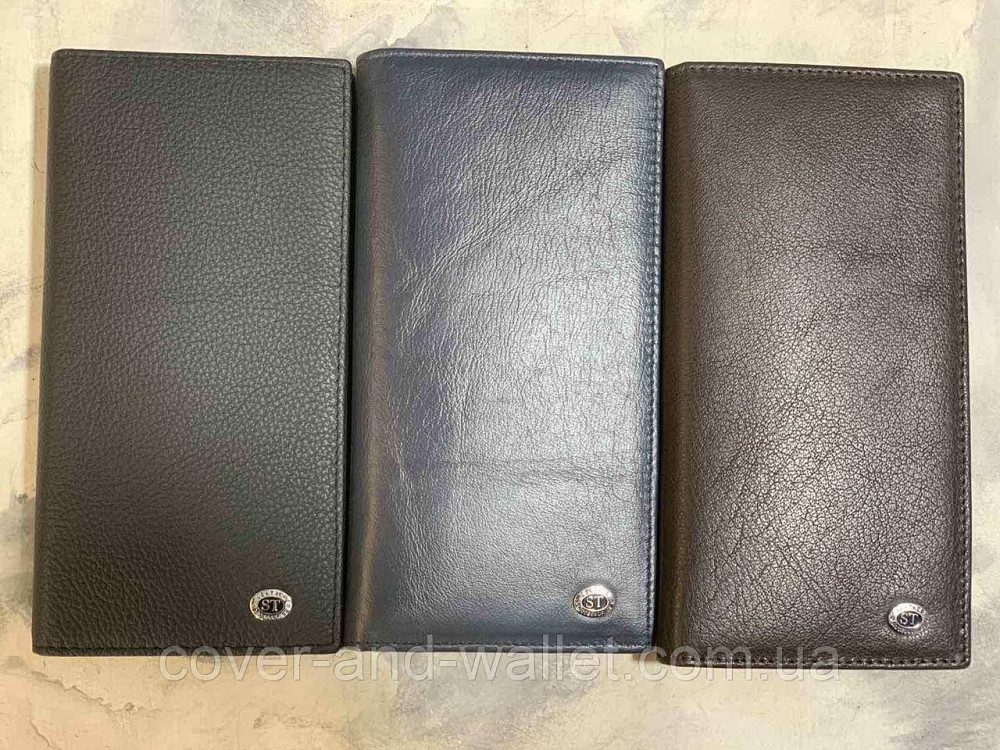 Классический мужской кожаный купюрник на магнитах Marco Coverna B005-281M Киев - изображение 10
