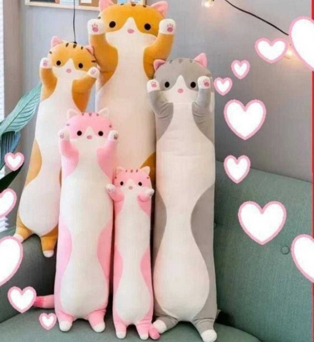 КАЧЕСТВЕННАЯ 160см Гусь ОБОЙМАСЬ обнимусь кот батон подушка кота. Харьков - изображение 1