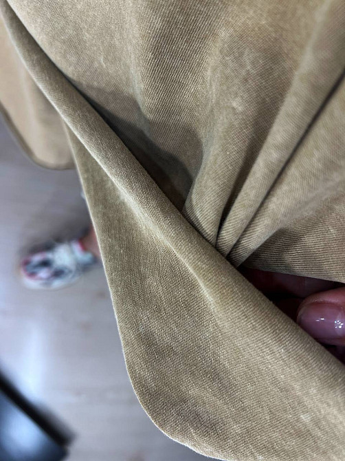 Костюм жіночий De Red 6726 тай-дай футболка з шортами бавовна оверсайз, гірчиця, one size Київ - фото 17