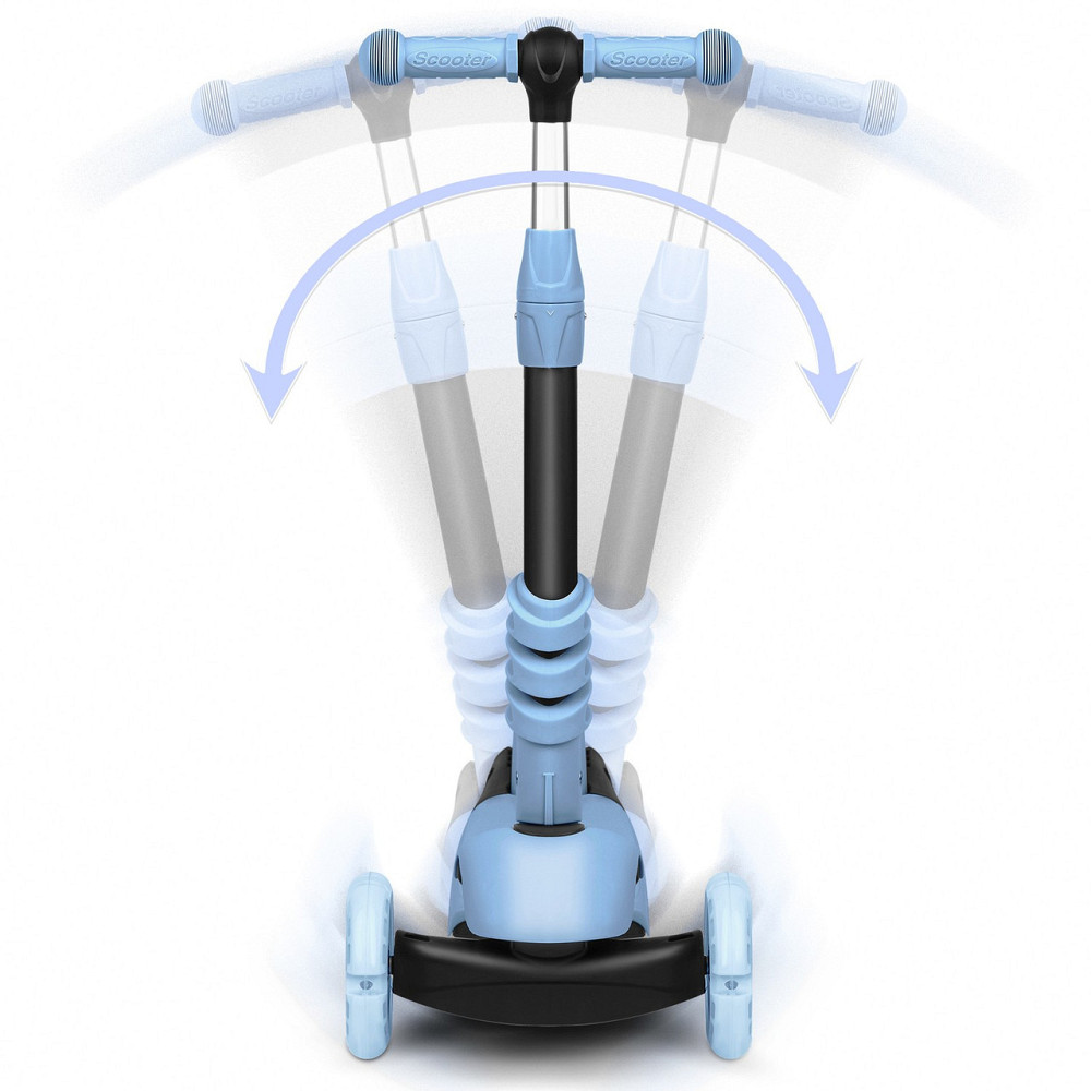 Самокат дитячий триколісний Ricokids Todi блакитно-сірий Київ - фото 8