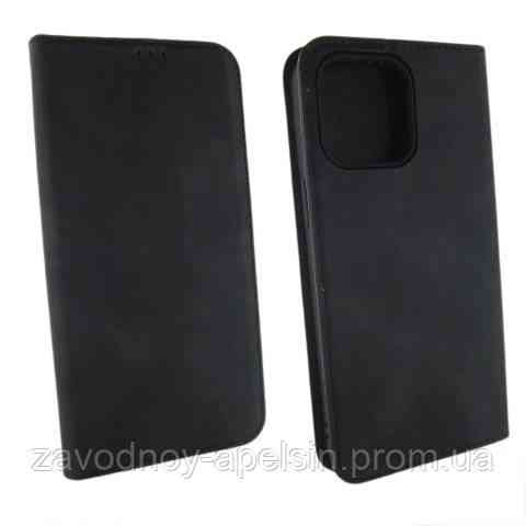 Чехол книжка iPhone 14 Pro Max Premium Case (черный) Одесса