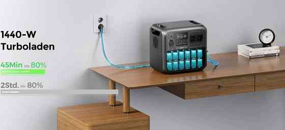 В наявності, краща ціна Bluetti AC180, 1800 квт зарядна станція. Київ