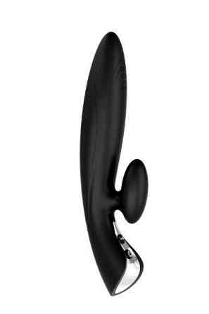 Вібромасажер кролик Dream toys Midnight Magic Thrilling, чорний Sex Aura Київ
