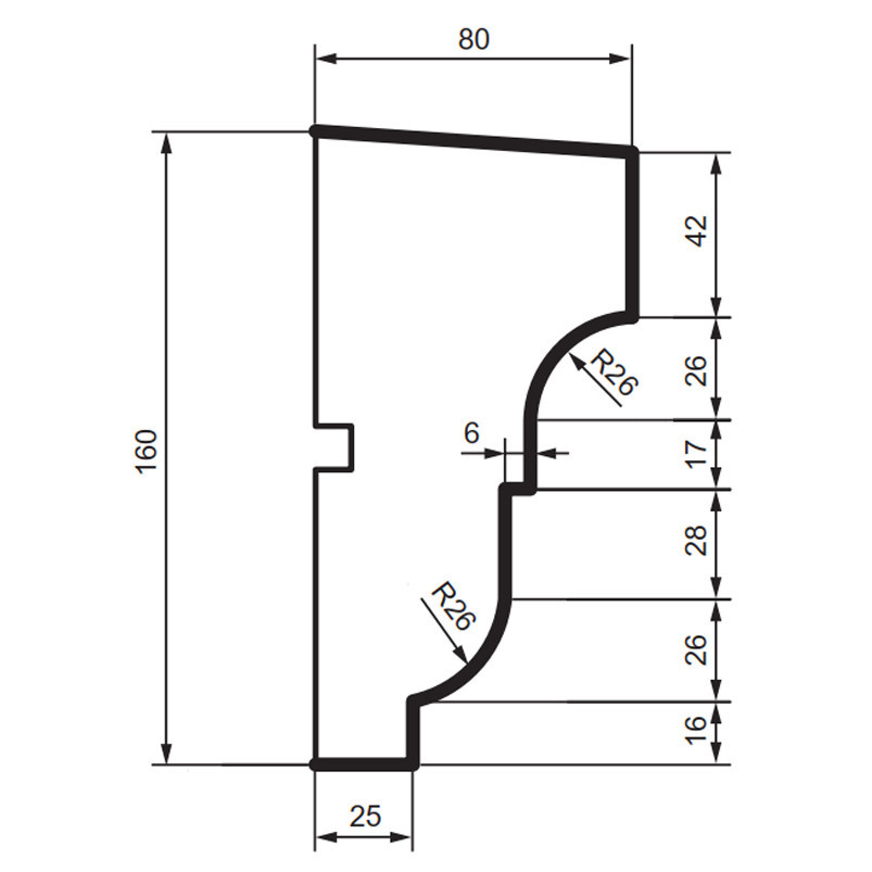 Подоконник фасадный Prestige Decor DC 108 Днепр - изображение 2