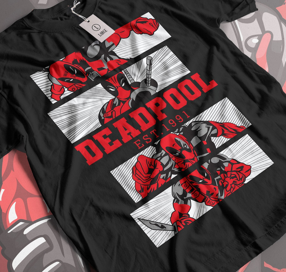 Футболка з аніме принтом Суперхеро Біртхдай Суперхеро Гіфт оверсайз (S/M/L) Чорний AnimeJ1070 Дніпро - фото 1