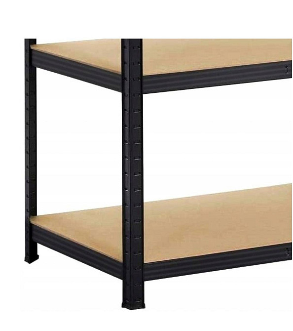 Стеллаж металлический 180x90x30 5 полок (черный) Киев - изображение 10