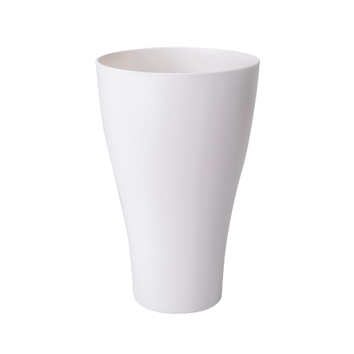 Келих 0,5л пластик біла троянда Алеана Житомир - фото 1