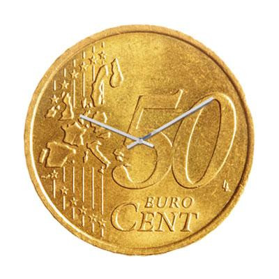 Годинник настінний Invotis 50 міліграмів (діаметр 40 см) Золотистий Вінниця - фото 1