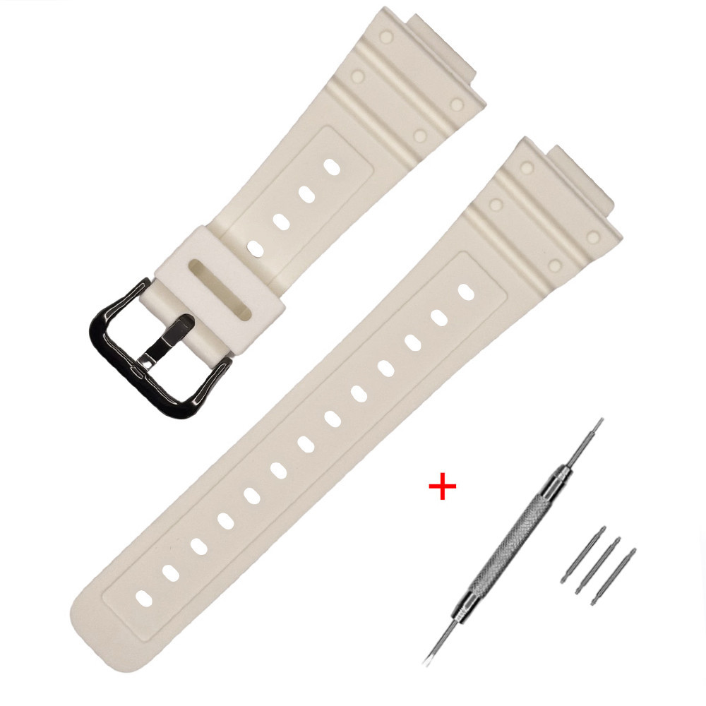 Ремінець для Casio G-Shock DW-5600 B White BK SBR Київ - фото 1