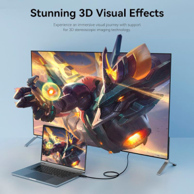 Кабель DisplayPort M - M 3.0м, V1.2, 4K 60 Гц 3D Dolby 7.1 Vention Винница - изображение 9