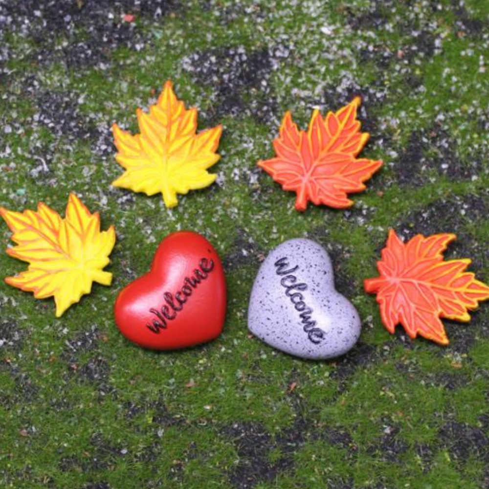 Фігурка Кленовий лист з полістоуну 3.7 х 3 см для хенд-мейду, флораріуму Одеса - фото 2