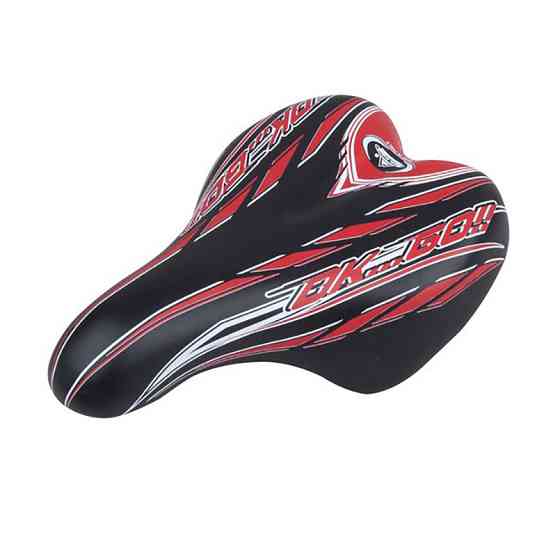 Сідло велосипедне Selle Monte Grappa Junior OK-GO, чорно-червоне Львів