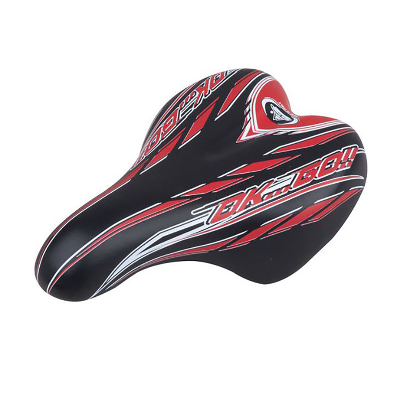 Сідло велосипедне Selle Monte Grappa Junior OK-GO, чорно-червоне Львів - фото 1
