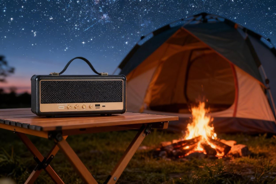 Портативная Bluetooth колонка StockWell III M30 ретро акустика беспроводная 16 Вт встроенный аккумулятор FM-радио черная Киев