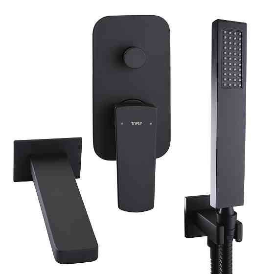 Змішувач для ванни вбудований TOPAZ LEXI TLG 21202-H21-BL Тернопіль