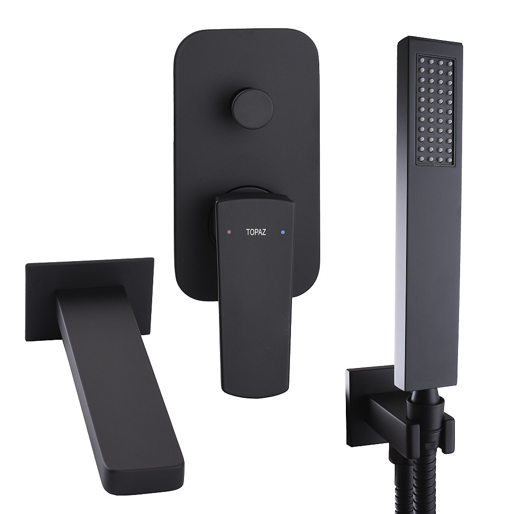 Змішувач для ванни вбудований TOPAZ LEXI TLG 21202-H21-BL Тернополь - изображение 5