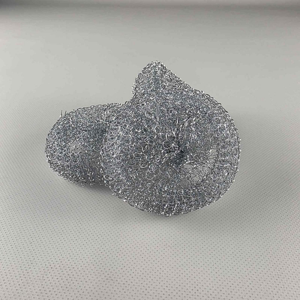 Мочалка залізна (а3 шт. по 10 г) Сітка "Трійка" Наша Фішка (оцинковка) (1 пачка) Харків - фото 7