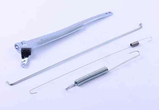 Рычаг привода дроссельной заслонки + тяга + пружина - 188F Мукачево