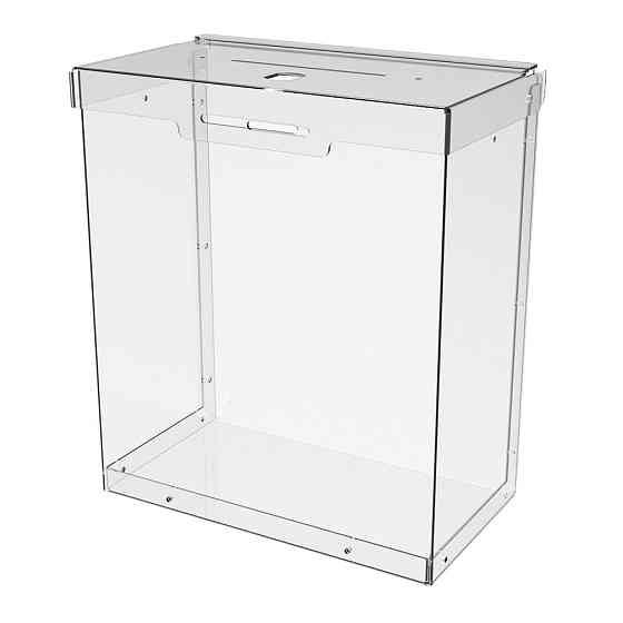 Ящик EKOSTAR для пожертвований и сбора денег 200x230x110 с замком. Объем 5 литров Киев