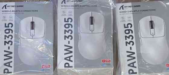 Миша Attack Shark X3 та X3 pro на топовому сенсорі PAW3395 26000 DPI Харків
