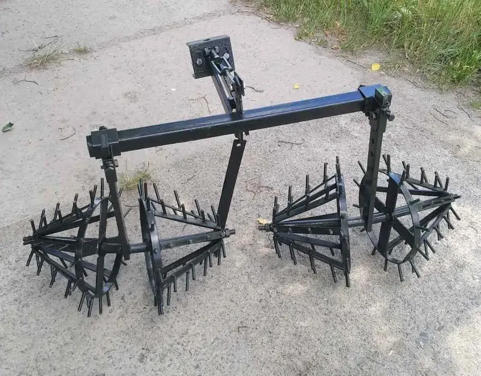 Культиватор-ёж 2-корпусный для мототрактора (1-точка, ширина 38–53 см) Харьков - изображение 4