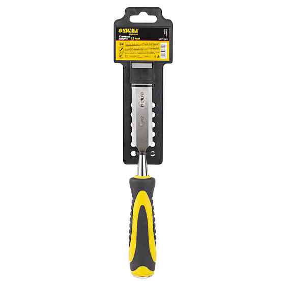 Sigma Стамеска ударная 25мм двухкомпонентная рукоятка CrV SIGMA (4326411) Коломыя