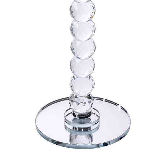 Скляна тортівниця на ніжці 30×32 см для тортів і капкейків Київ