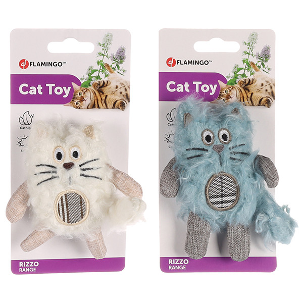 Flamingo Rizzo Cat ФЛАМИНГО РИЦЦО КОТ шуршащая игрушка с кошачьей мятой для котов Киев - изображение 1