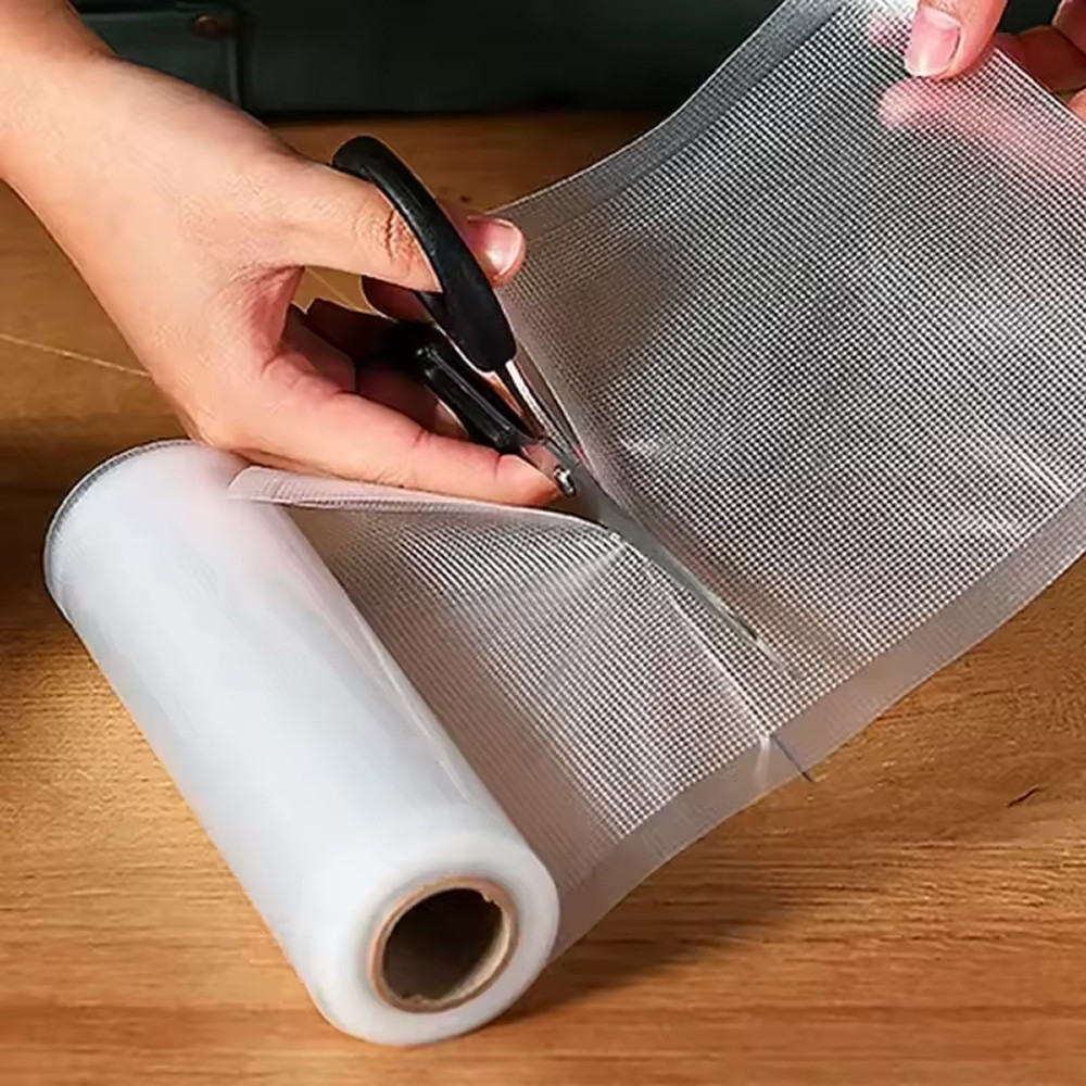 Пакети для вакууматора в рулоні, 3мх25см / Рулон для вакууматора / Вакуумні пакети / Плівка для вакууматора Київ - фото 4