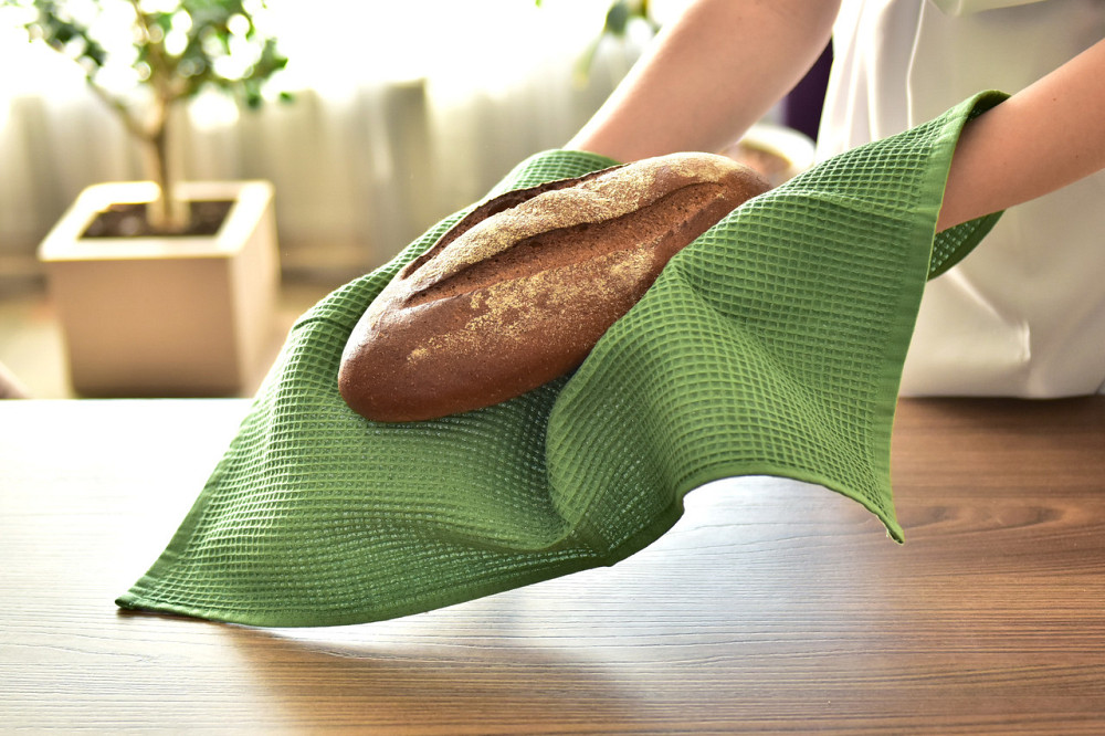 Вафельний рушник Ideal Textile 40х60 см 240 г/м2 (56860817) Оливковий Чернівці - фото 8