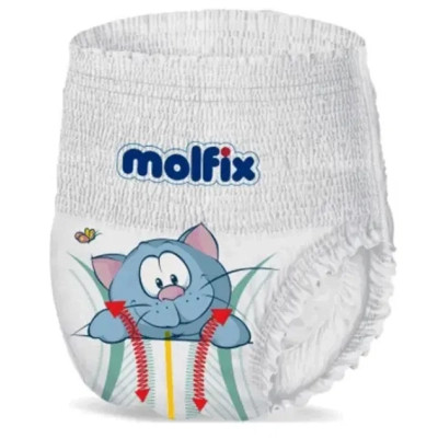 Подгузники Molfix Трусики 6 Extra Large 15+ кг 38 шт (8690536842735) Винница - изображение 2