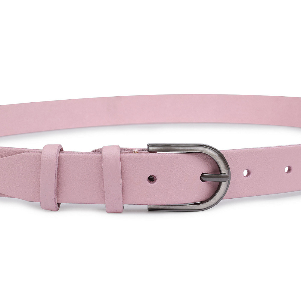 Женский кожаный ремень Vintage 20796 Розовый Киев - изображение 6